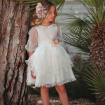 Vestido com folhoa MIMILÚ