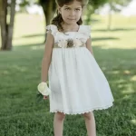 Vestido rústico floreal PAZ RODRIGUEZ