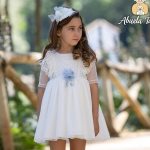 Vestido com flor ABUELA TATA