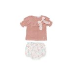 Conjunto bebé menina Laço
