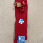 Meias Vermelhas com laço Dorian Gray