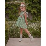 Vestido verde florido Miranda